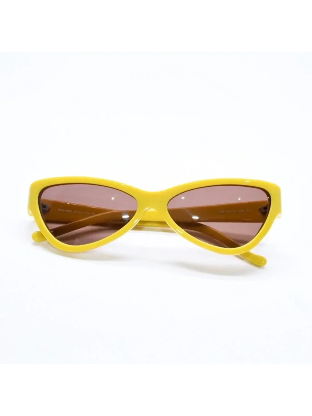 Miu Miu Sunglasses Eyewear Cat Eye Yellow Brown